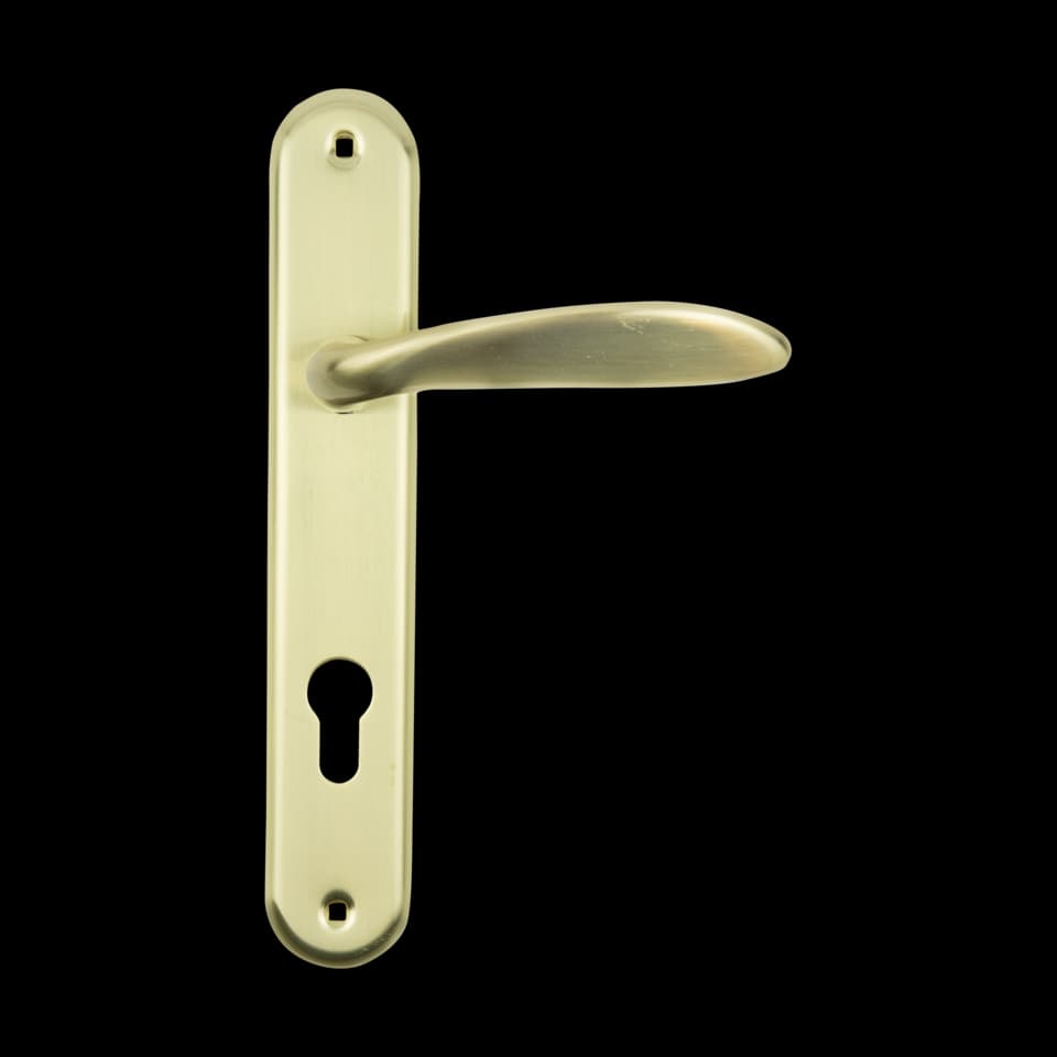 CILINDRU CU PLACĂ ROTUNDĂ PENTRU UȘĂ EXTERIOARĂ BRASS Α1243 LEFT, FF GROUP