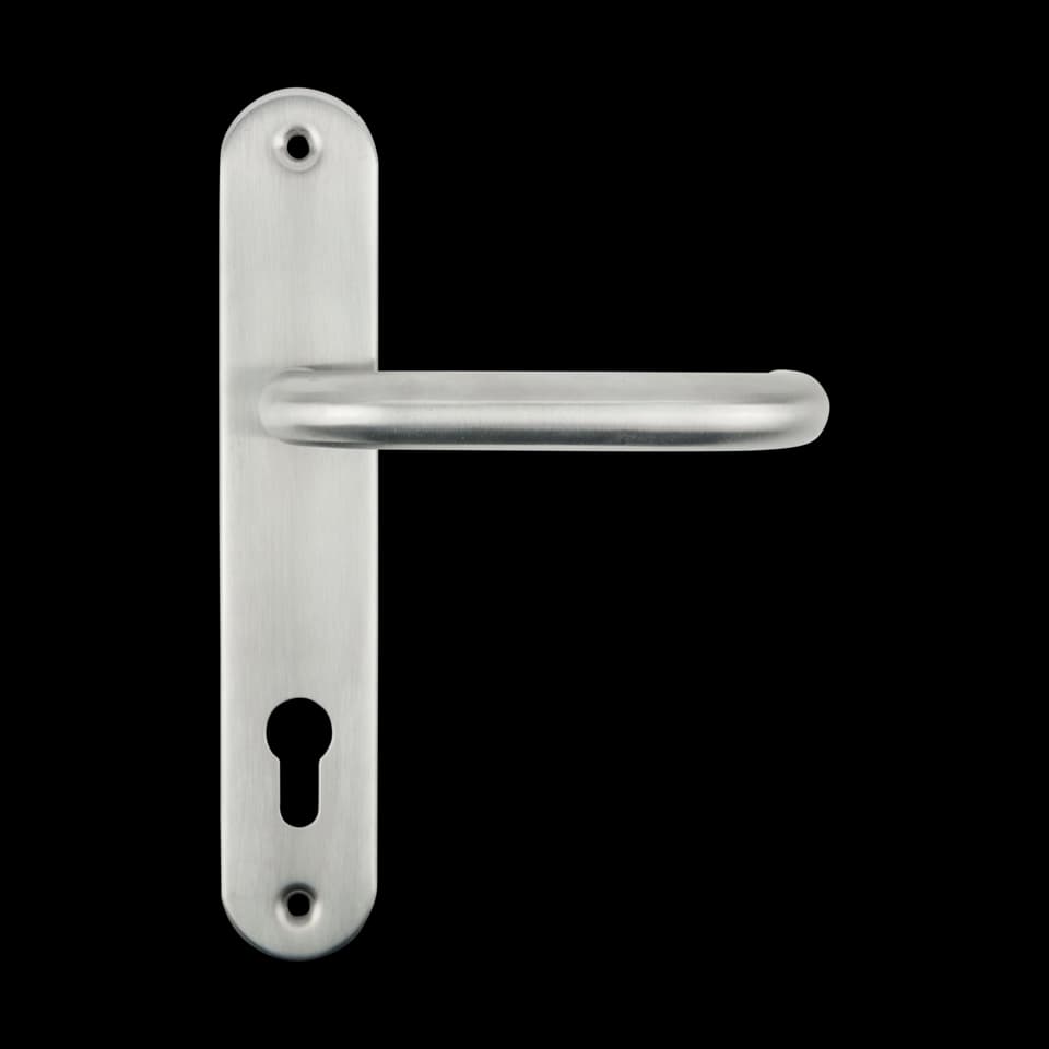 CILINDRU CU PLACĂ ROTUNDĂ PENTRU UȘĂ EXTERIOARĂ NICKEL Α1506 LEFT, FF GROUP