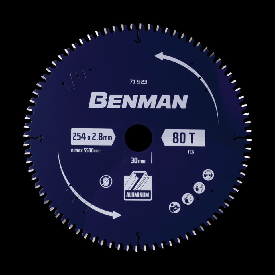 LAMĂ DE FIERĂSTRĂU CIRCULAR PENTRU LEMN DE CONSTRUCŢII 190x2.6mm/30mm, 56T BENMAN
