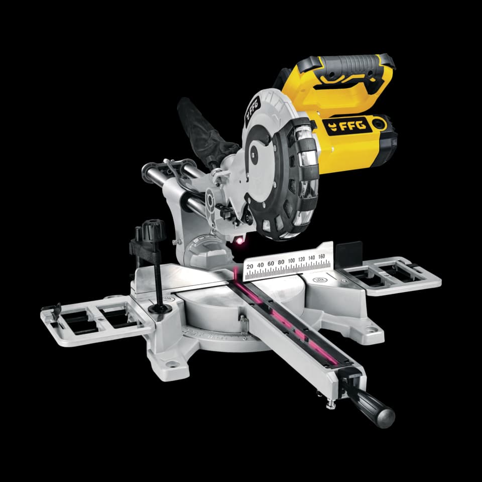 FERĂSTRĂU CIRCULAR STAŢIONAR RADIAL SCMS 210 PLUS,1450W LASER, FF GROUP