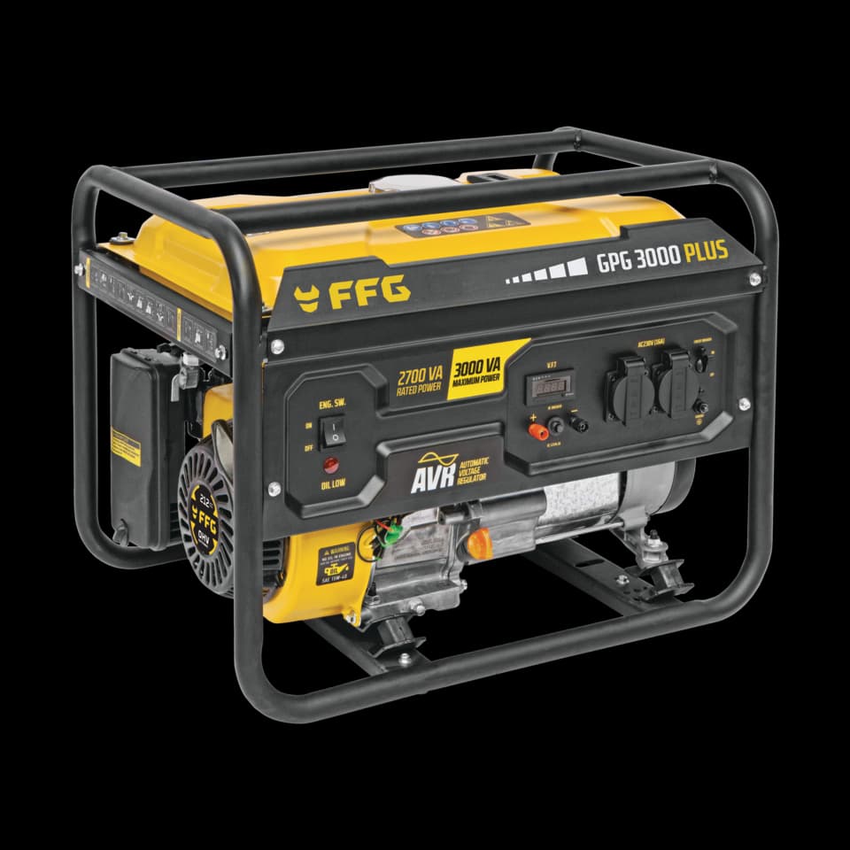 GENERATOR PE BENZINĂ GPG 3000 PLUS, 1Ph, 3.0kVA, 212cc, Demaror de recuperare, FF GROUP