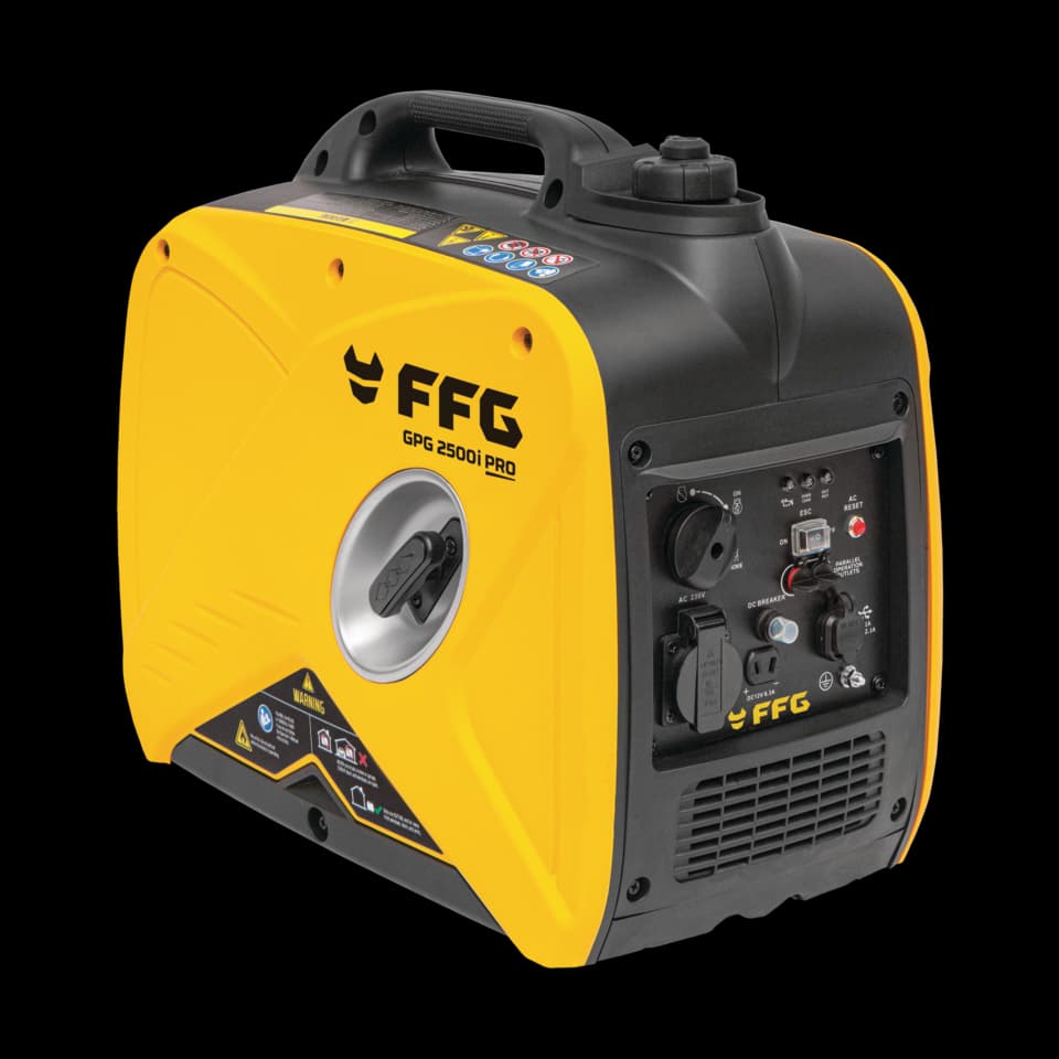GENERATOR PE BENZINĂ CU INVERTOR GPG 2500i PRO, 2.5 KW/120 cc, RECUL, USB PORT, FF GROUP "