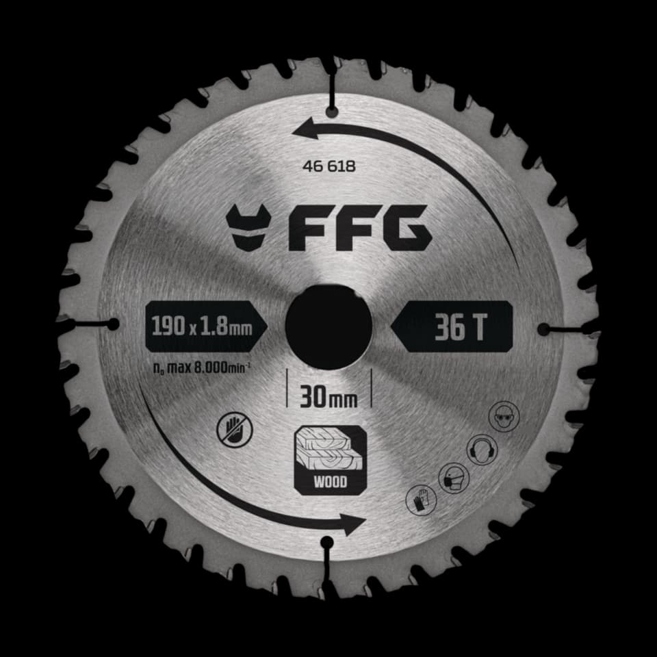 LAMĂ DE FIERĂSTRĂU CIRCULAR PENTRU LEMN 160x20mm, 24T, FF GROUP