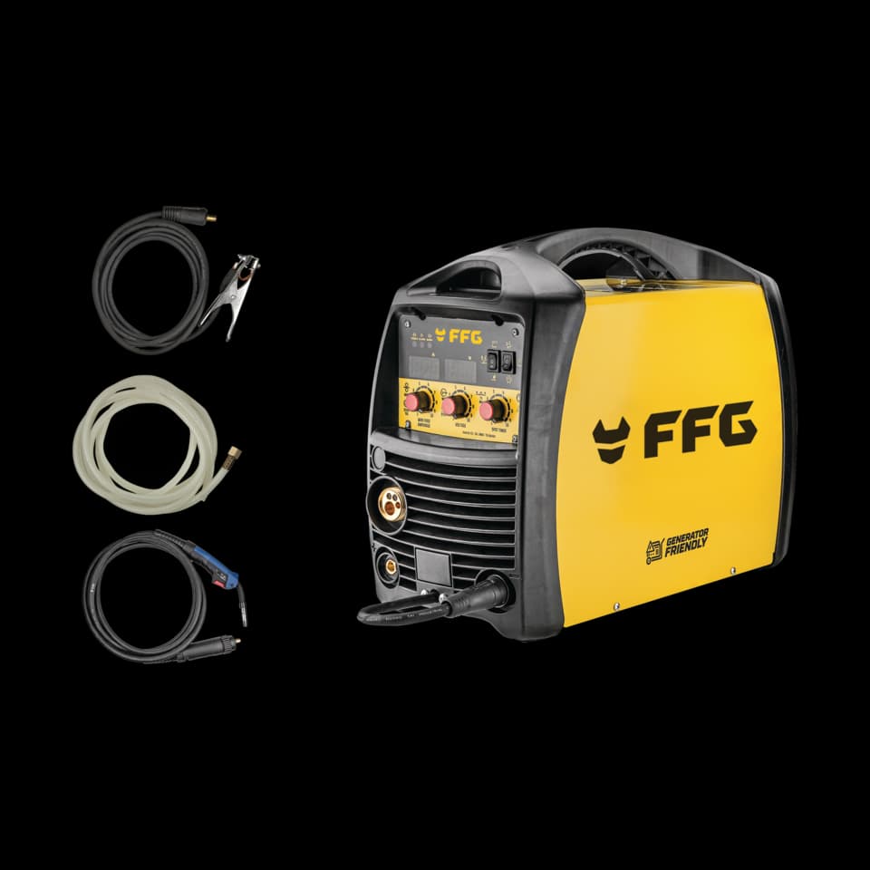 APARAT DE SUDURĂ TIP INVERTOR (MIG / MMA / TIG) EXTREMIG 200, FF GROUP