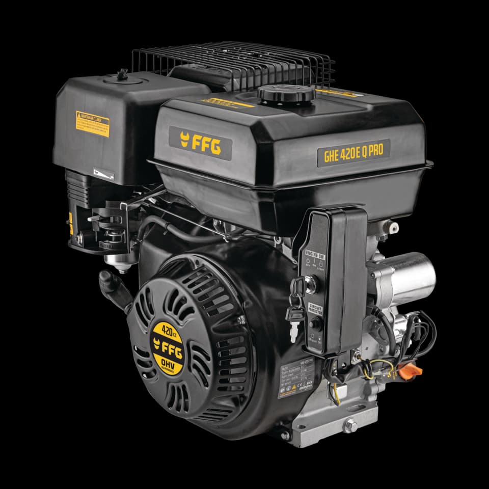 MOTOR PE BENZINA ORIZONTALA GHE 420E Q PRO (CALEA CHEII 1"), FF GROUP -SP