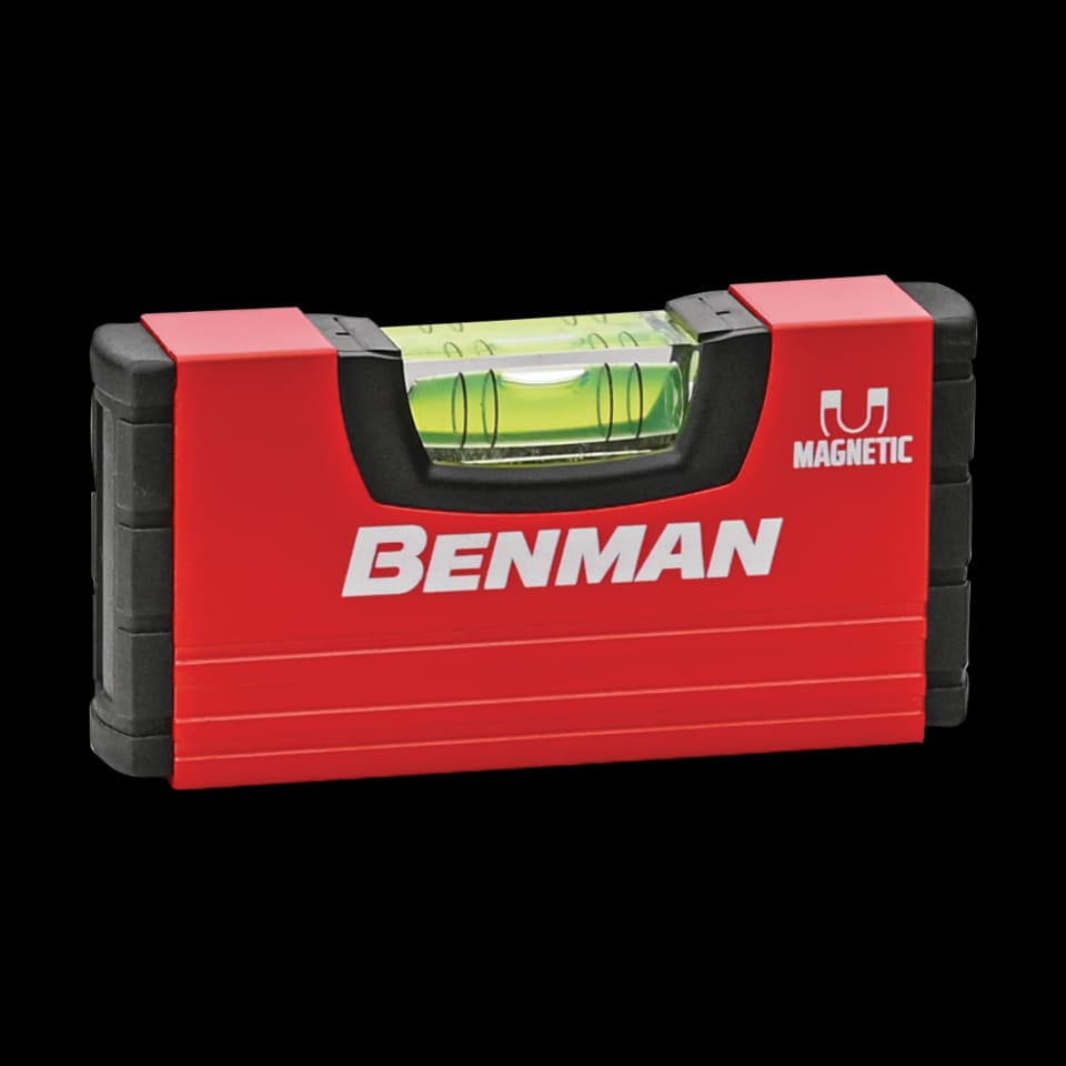 NIVELA MAGNETICA DE BUZUNAR CU 1 BULĂ 10cm, BENMAN