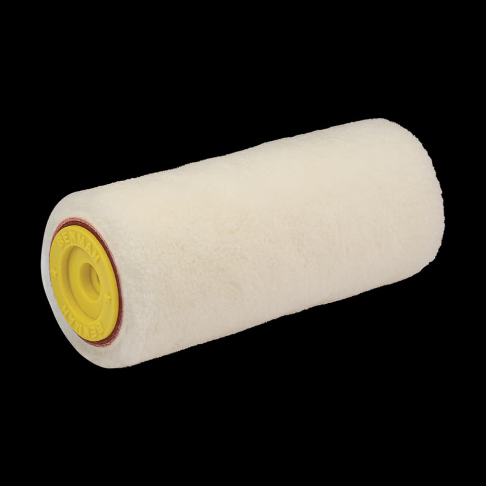 ROLA VOPSEA BLANA MIEL PREMIUM, 13mm, 18cm, BENMAN