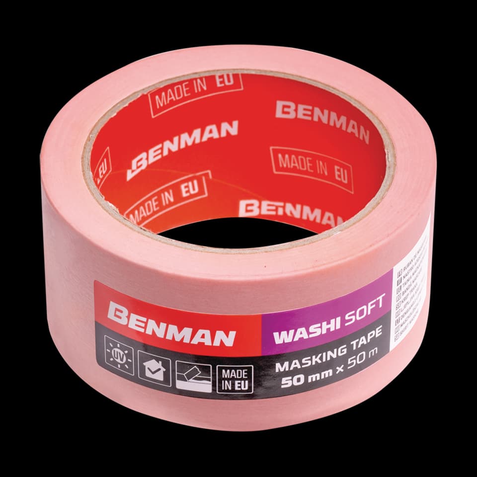 BANDĂ MASCARE WASHI SOFT, 50mmx50m, BENMAN