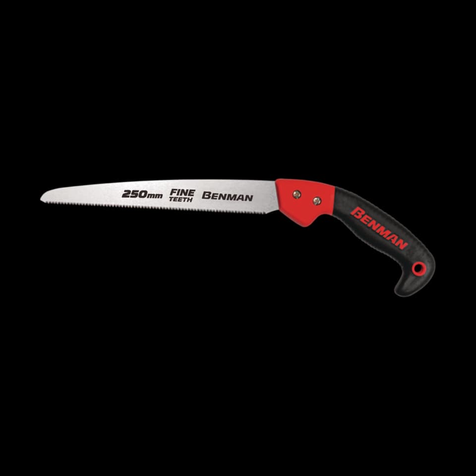 FIERĂSTRĂU DE TAIAT CRENGI, CU DINŢI FINI 3D, 25cm, CU MÂNER RX, BENMAN