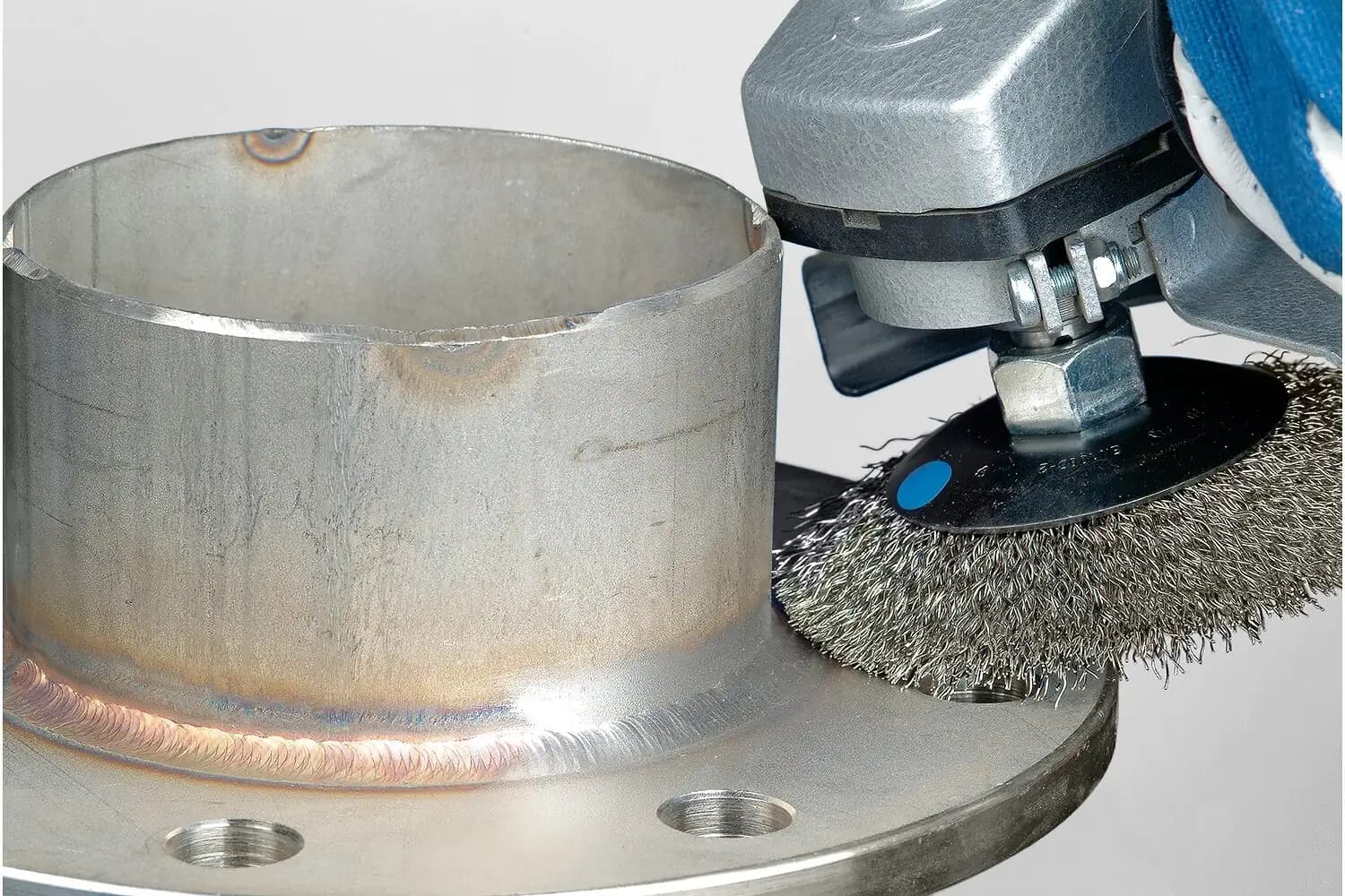 Perie industrială din sârmă de oțel POS KBU 11510/M14 INOX 0,35 4