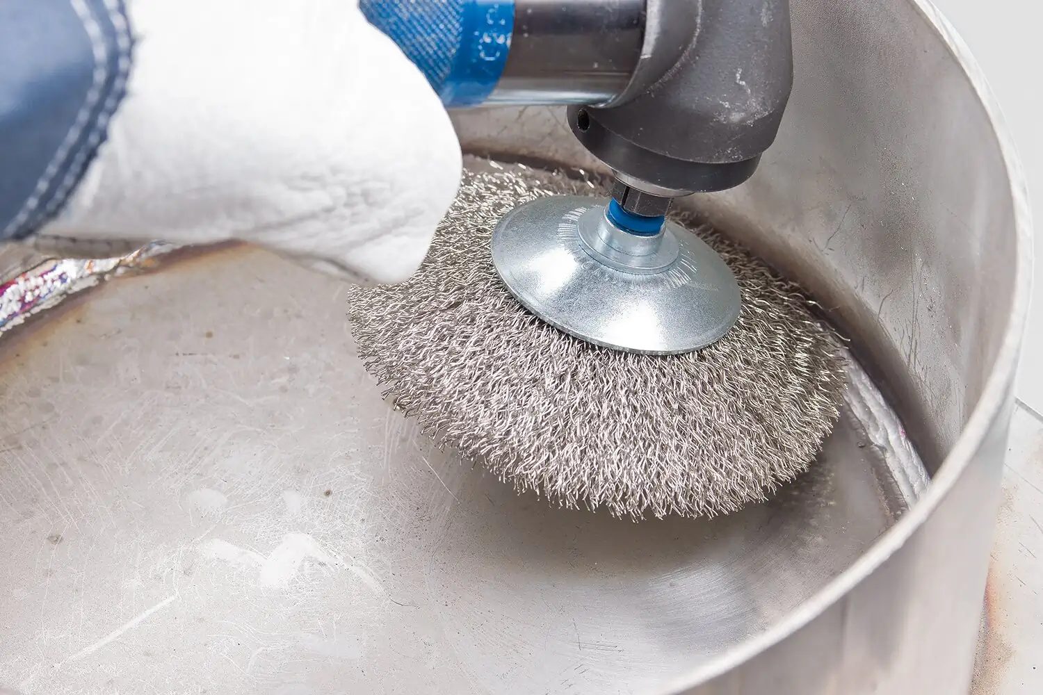 Perie industrială din sârmă de oțel inox KBUIT 5010/6 INOX 0,20 2
