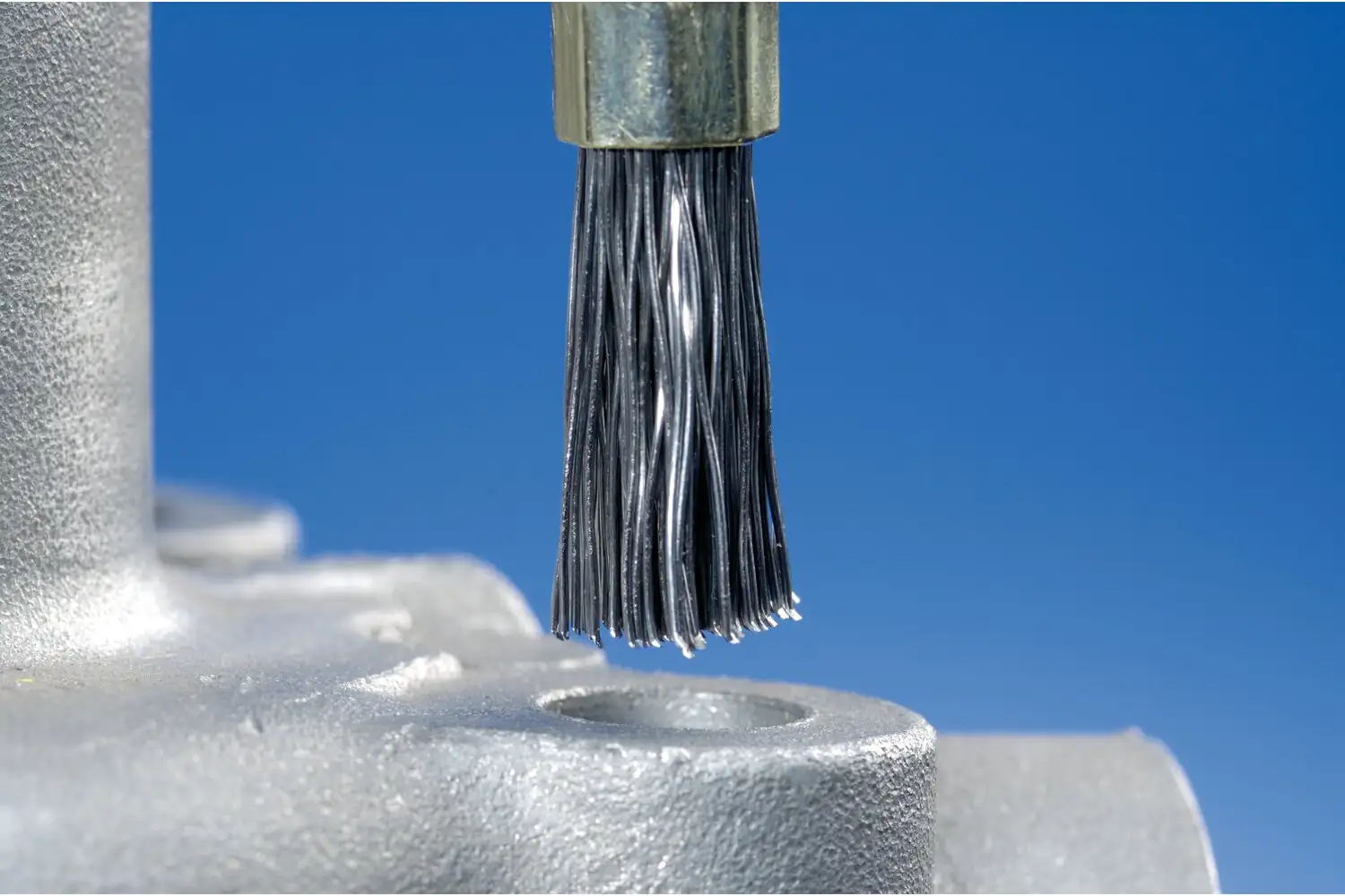 Perie tip pensulă din tije abrazive SiC (siliciu-carbură) PBU 1010/6 INOX 0,15 2