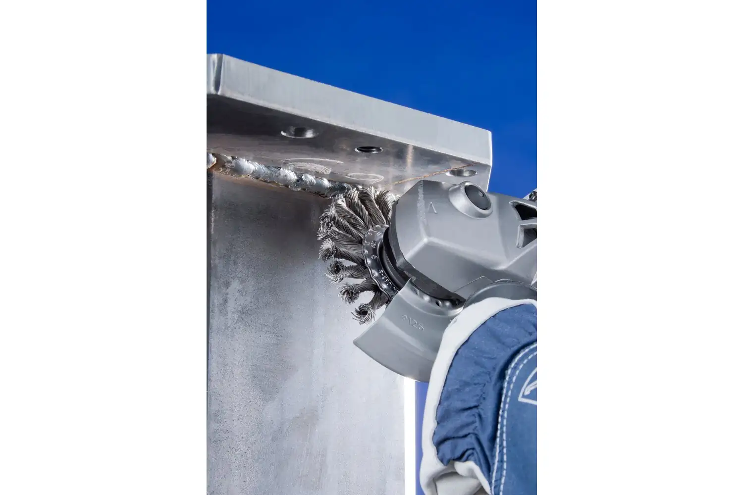 Perie circulară împletită (heavy-duty) din sârmă de oțel POS RBG 10012/M14 ST 0,50 4