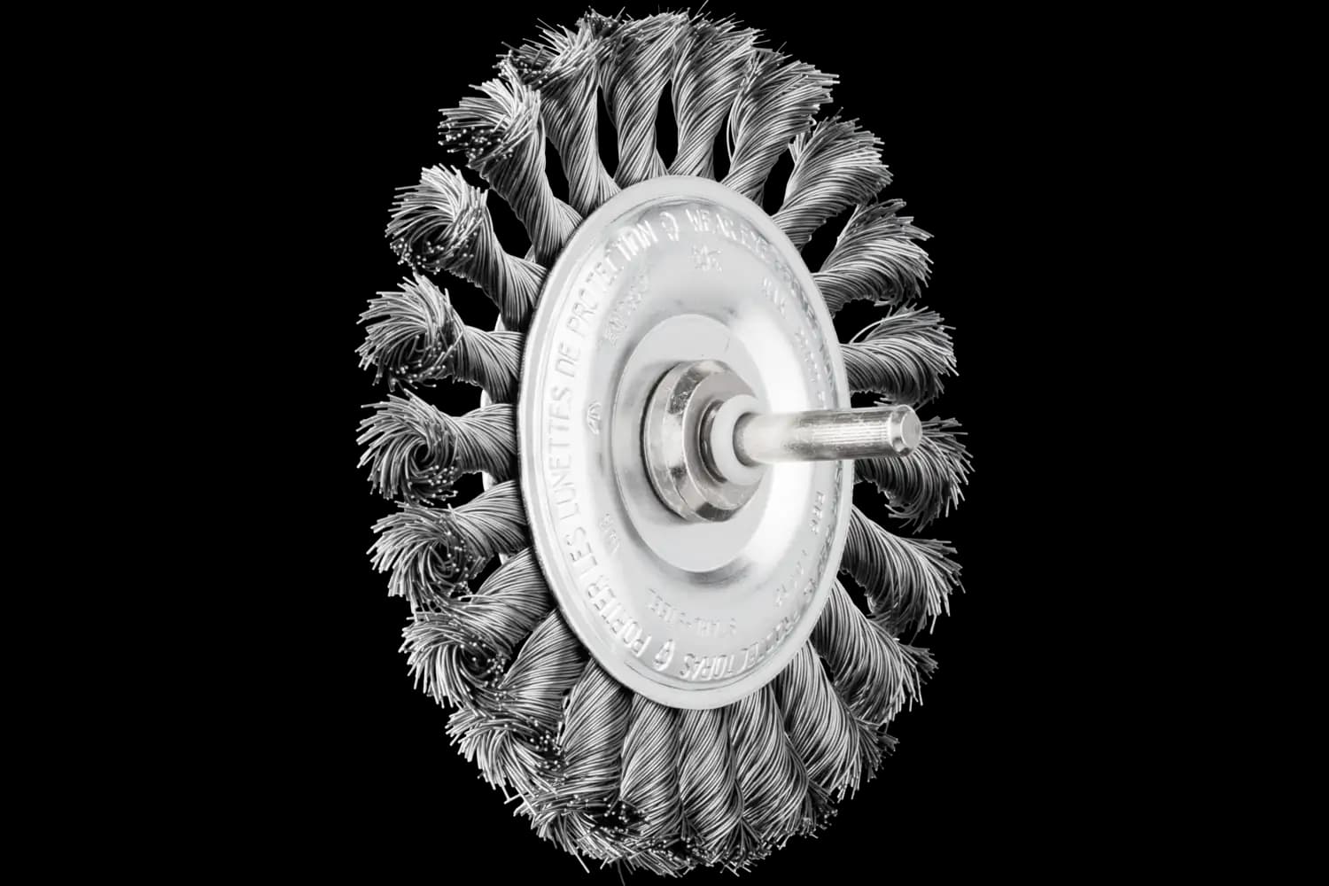 Perie circulară împletită (heavy-duty) din sârmă de oțel RBG 10012/6 ST 0,35