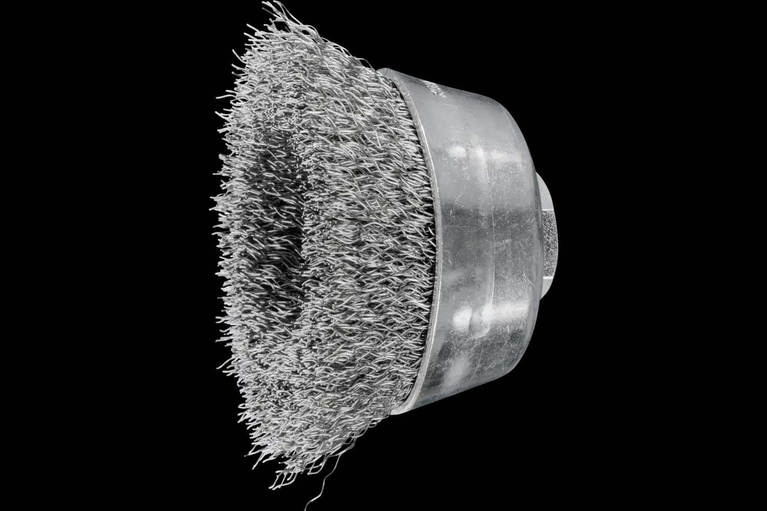 Perie tip oală din sârmă de oțel POS TBU 60/M14 INOX 0,30