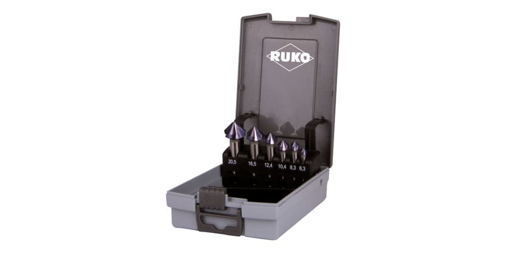 Set zencuitoare 90° HSS-TiAlN - 6 piese 102152FRO 2