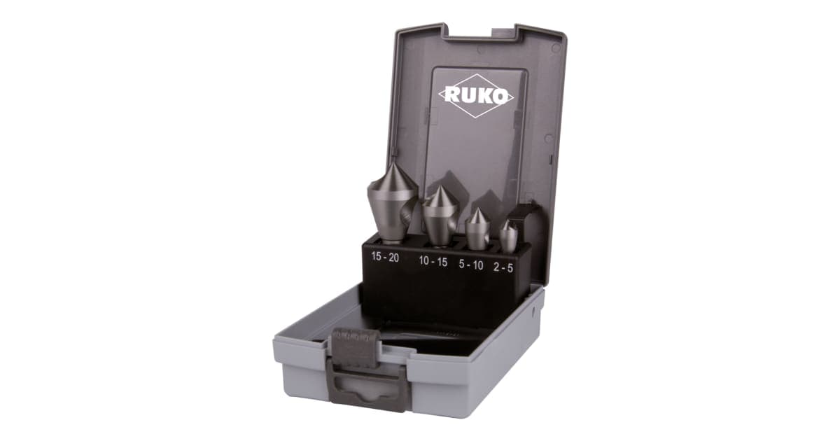 Set zencuitoare cu gaură transversală 90° HSS-Co 5 - 4 piese 102312RO