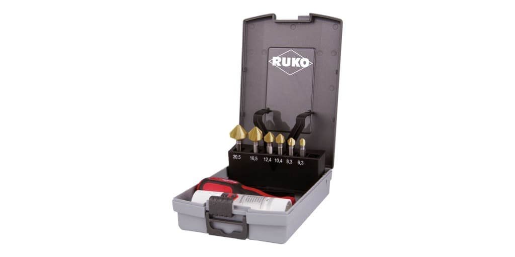 Set biți zencuitori 90° HSS-TiN (varianta lungă) - 8 piese 102319TRO 2