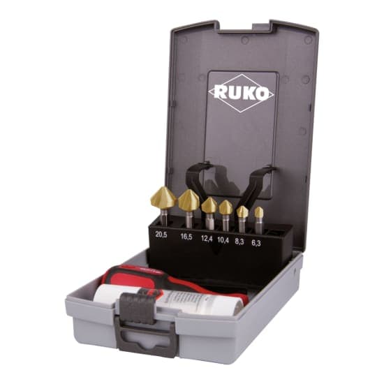 Set biți zencuitori 90° HSS-TiN (varianta lungă) - 8 piese 102319TRO 3