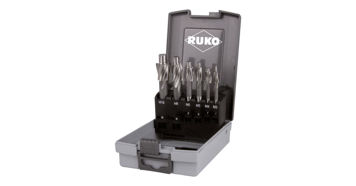 Set lamatoare HSS pentru găuri de filet - 6 piese 102450RO