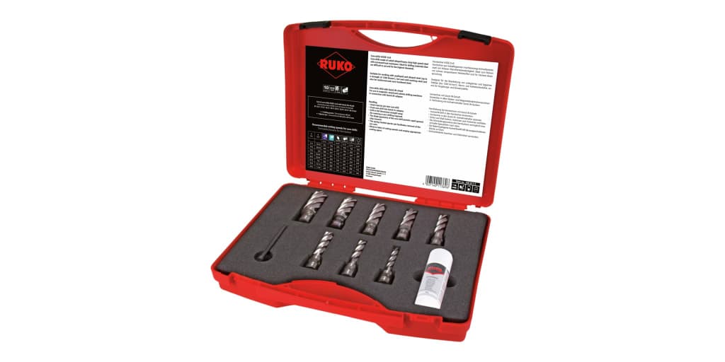 Set 10 carote pentru metal HSSE-Co 5, prindere QuickIN, adâncime de tăiere 35 mm 108811E 2