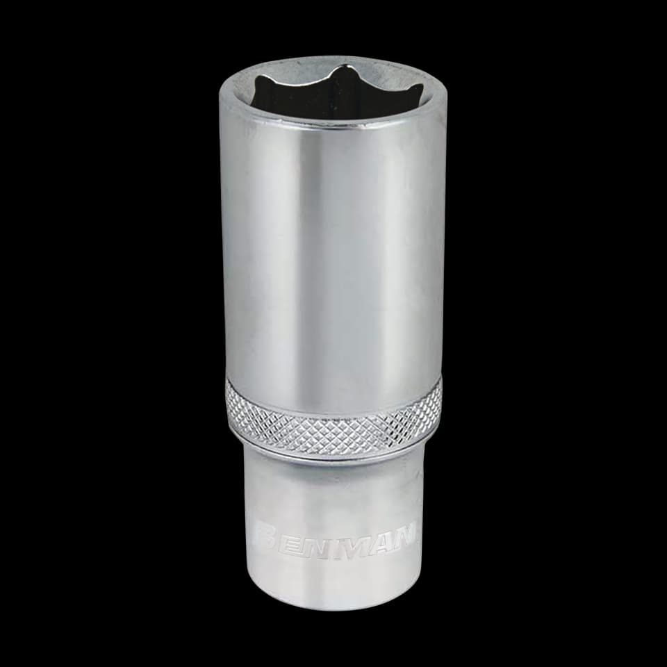 TUBULARĂ LUNGĂ BENMAN, 1/2'', 6PT, 09.0mm