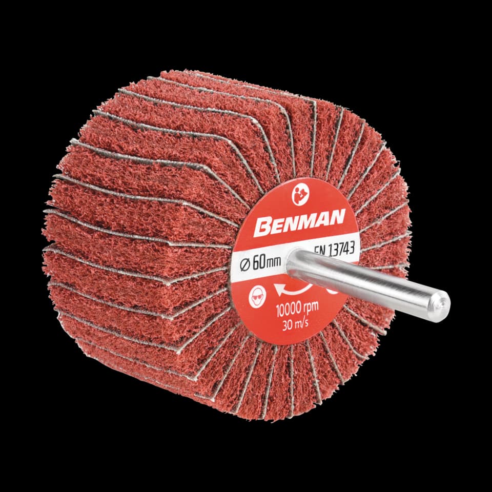 DISC CU LAMELE MONTAT PE AX, COMBI, 60x40x6 mm, P280, BENMAN
