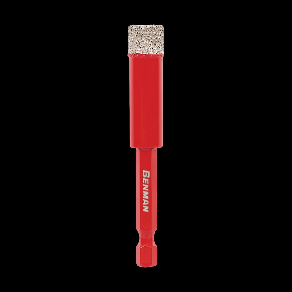 BURGHIU DE GĂURIT CU DIAMANT PENTRU GRESIE, CU TĂIERE USCATĂ, 6mm, BENMAN