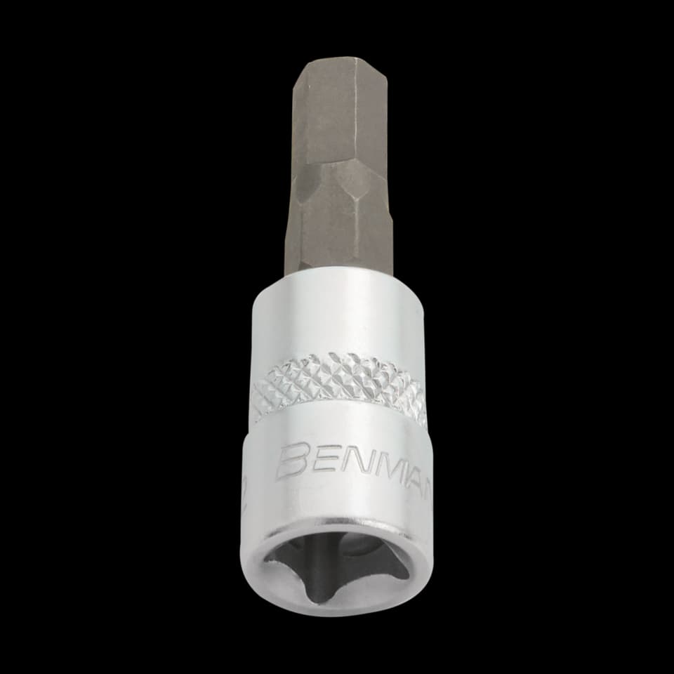 CHEIE TUBULARA HEXAGONALA CU BIT1/4", 1/4''xL37mm, BENMAN