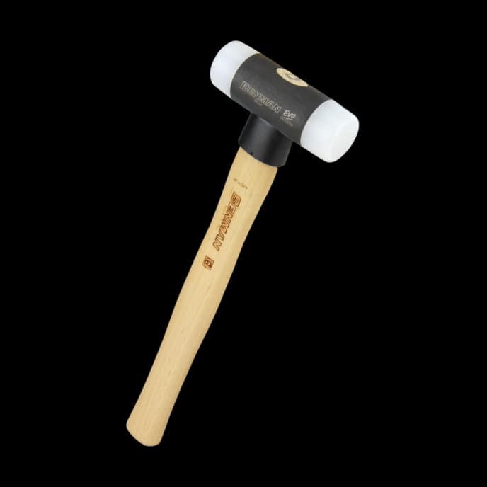 CIOCAN MOALE CU CAP DIN NYLON ȘI MÂNER DIN NUC AMERICAN 40mm BENMAN 4