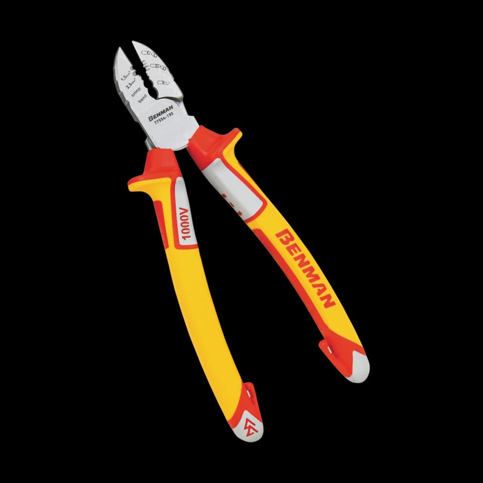 CLEȘTE DE TĂIAT PENTRU ELECTRICIENI POWERGRIP VDE, 190 BENMAN