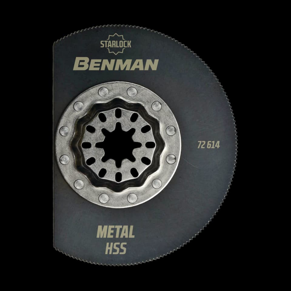 DISC DE FERĂSTRĂU STARLOCK, SEGMENTATĂ, HSS, PENTRU METAL, Ø85mm, ΒΕΝΜΑΝ