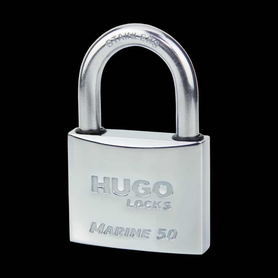 Lacăt oțel Hugo Marine inox 50, 50 mm