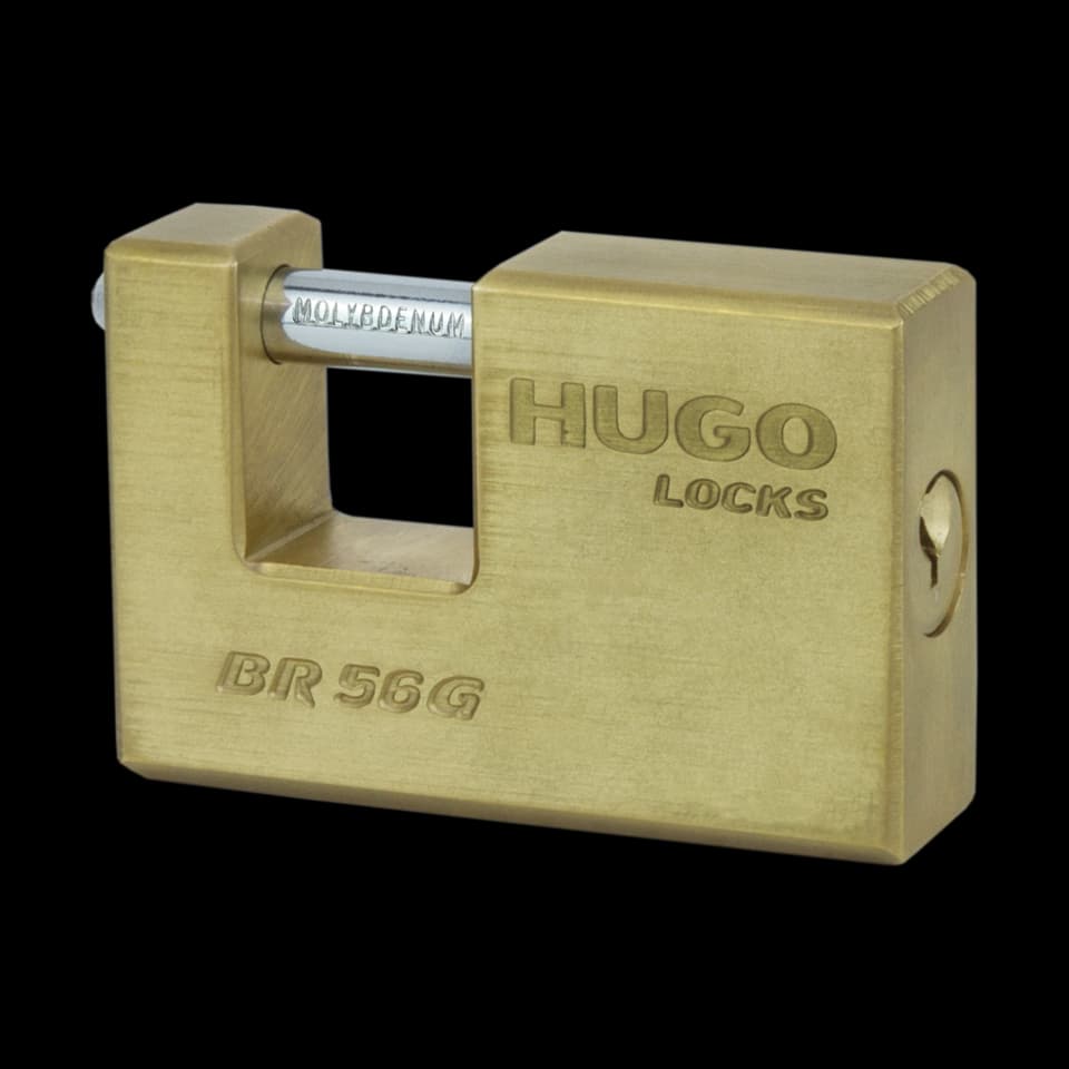 Lacăt alamă Hugo BR 76G, 76 mm