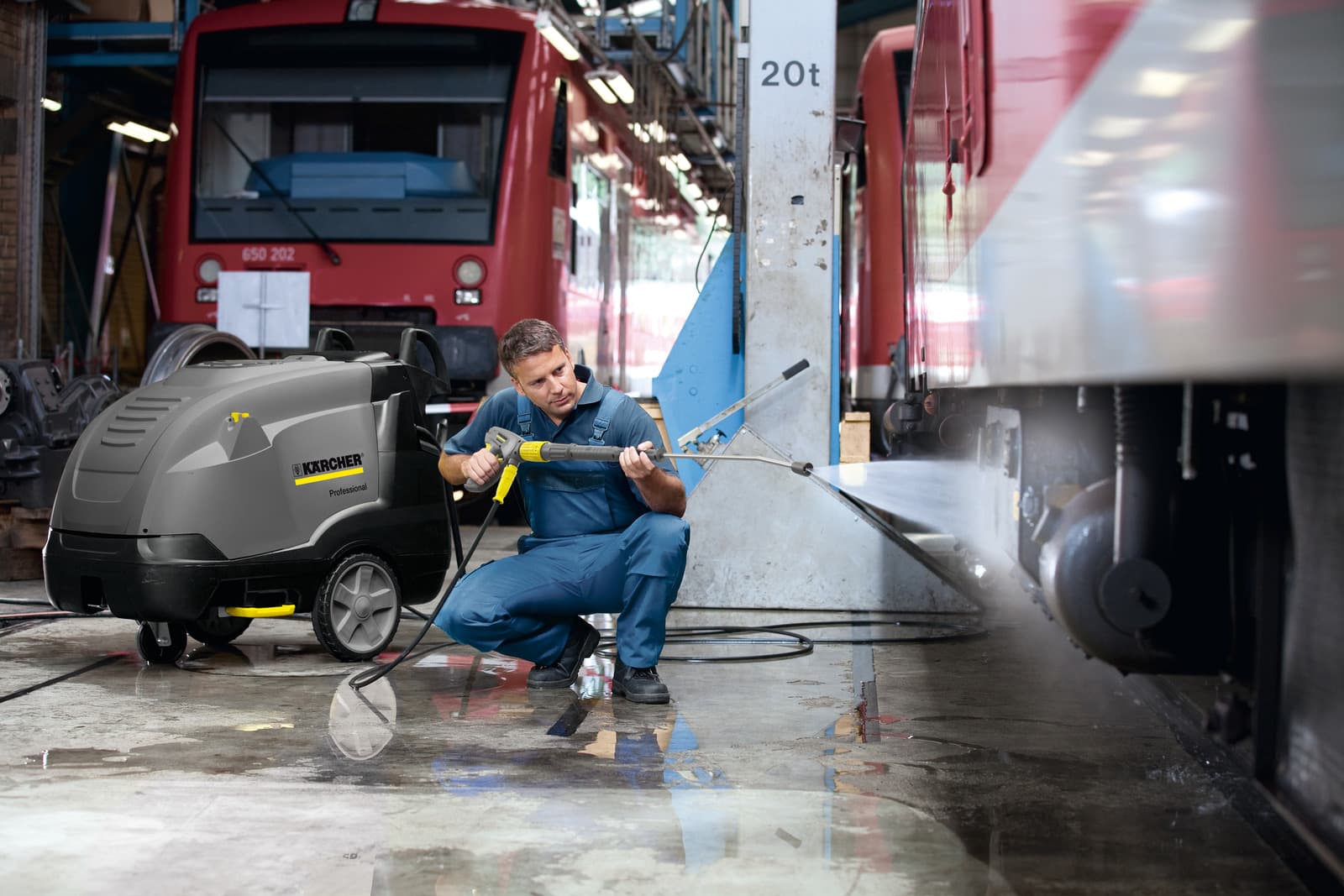 Aparat de spălat cu presiune și apă caldă cu încălzire electrică, HDS-E 8/16-4 M 36 kW 3