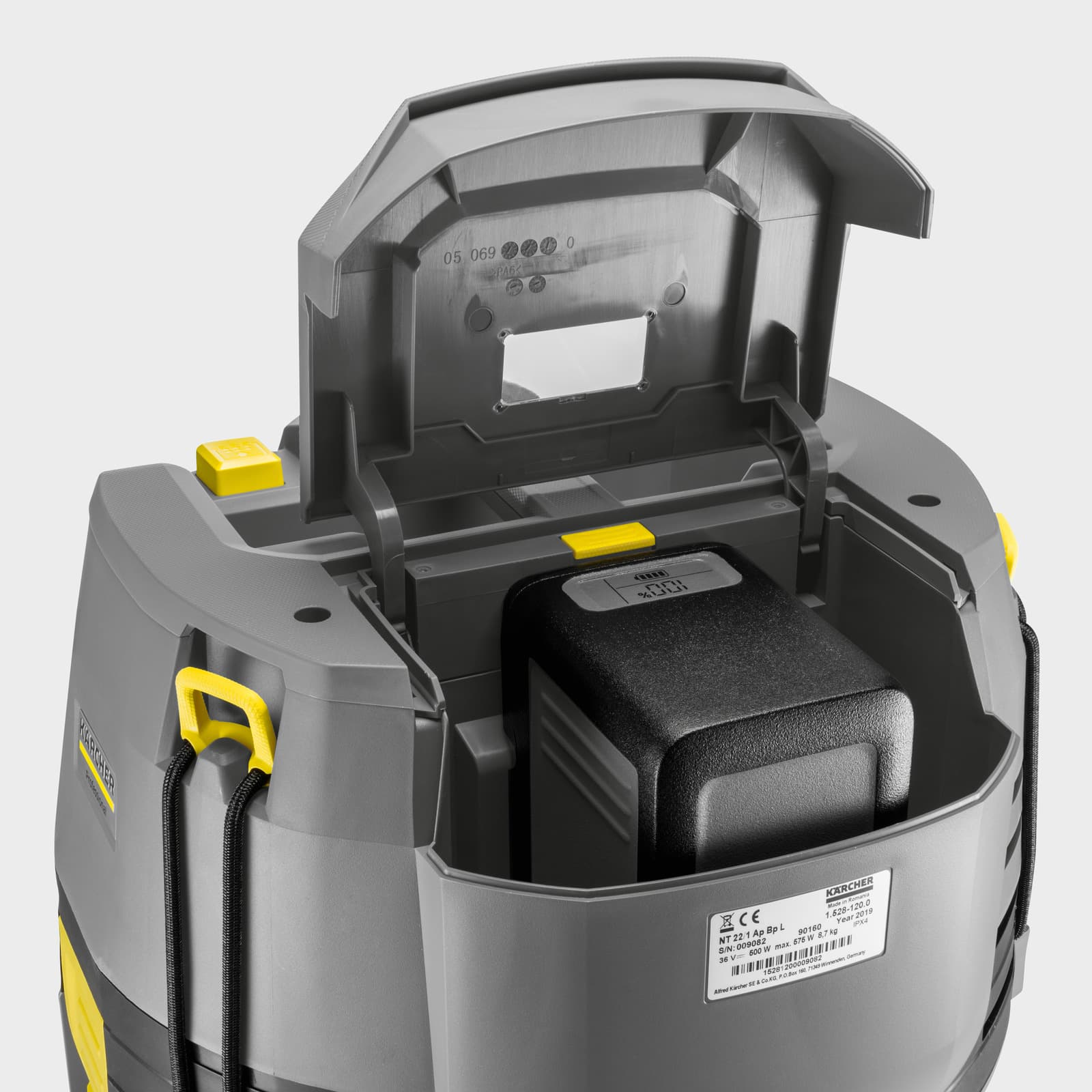 Aspirator umed-uscat cu acumulator de 36V NT 22/1 Ap Bp L 4