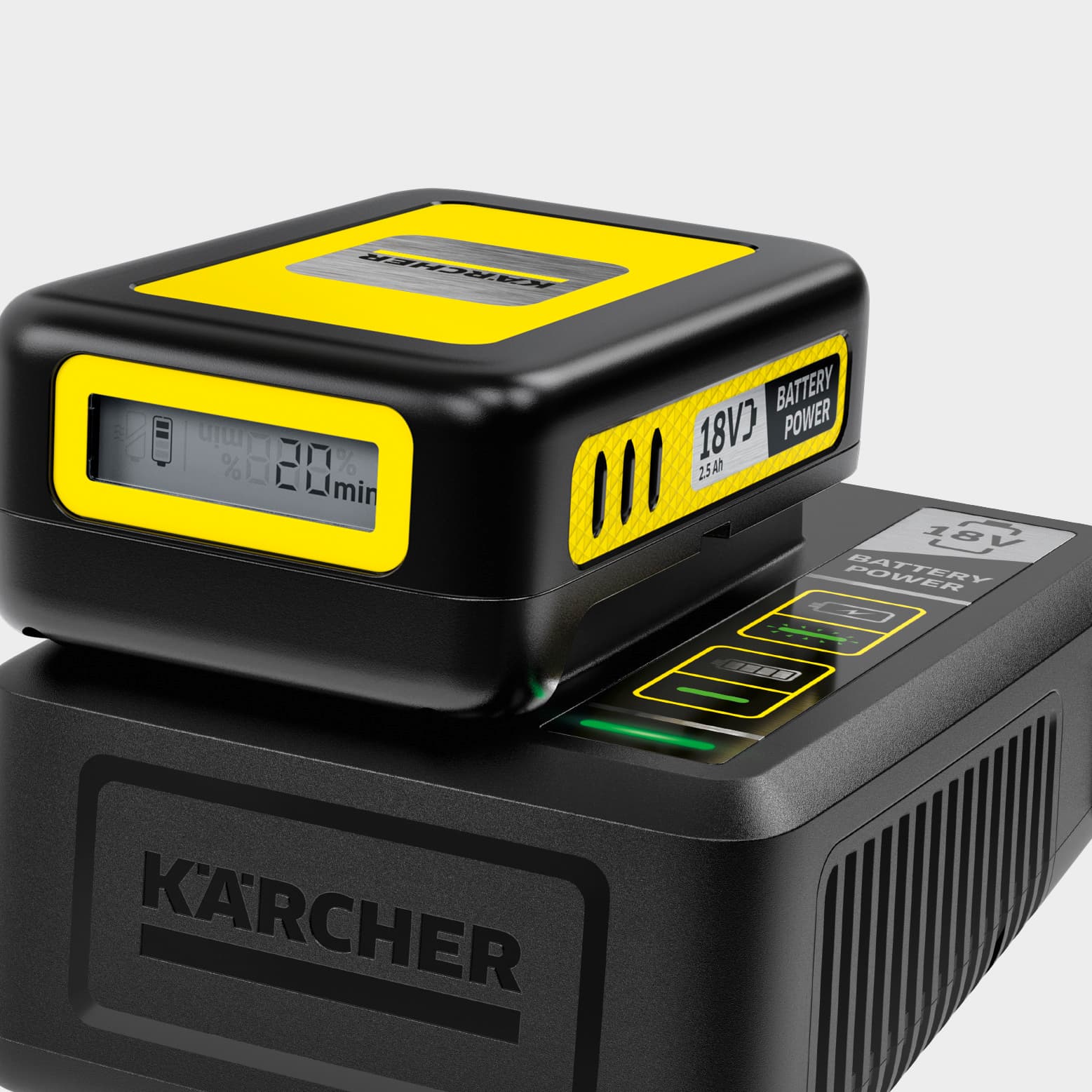 Fast battery recharger Battery Power 18 4