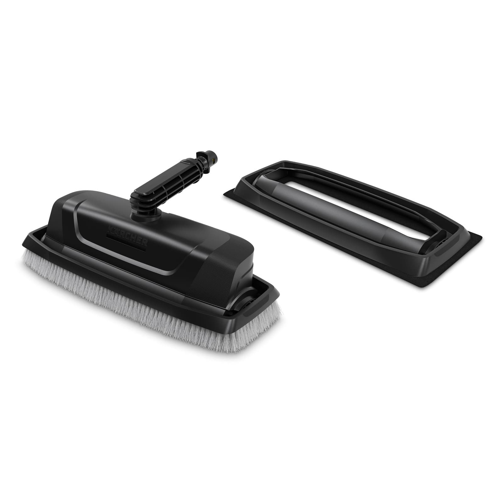Facade glass cleaning attachment
