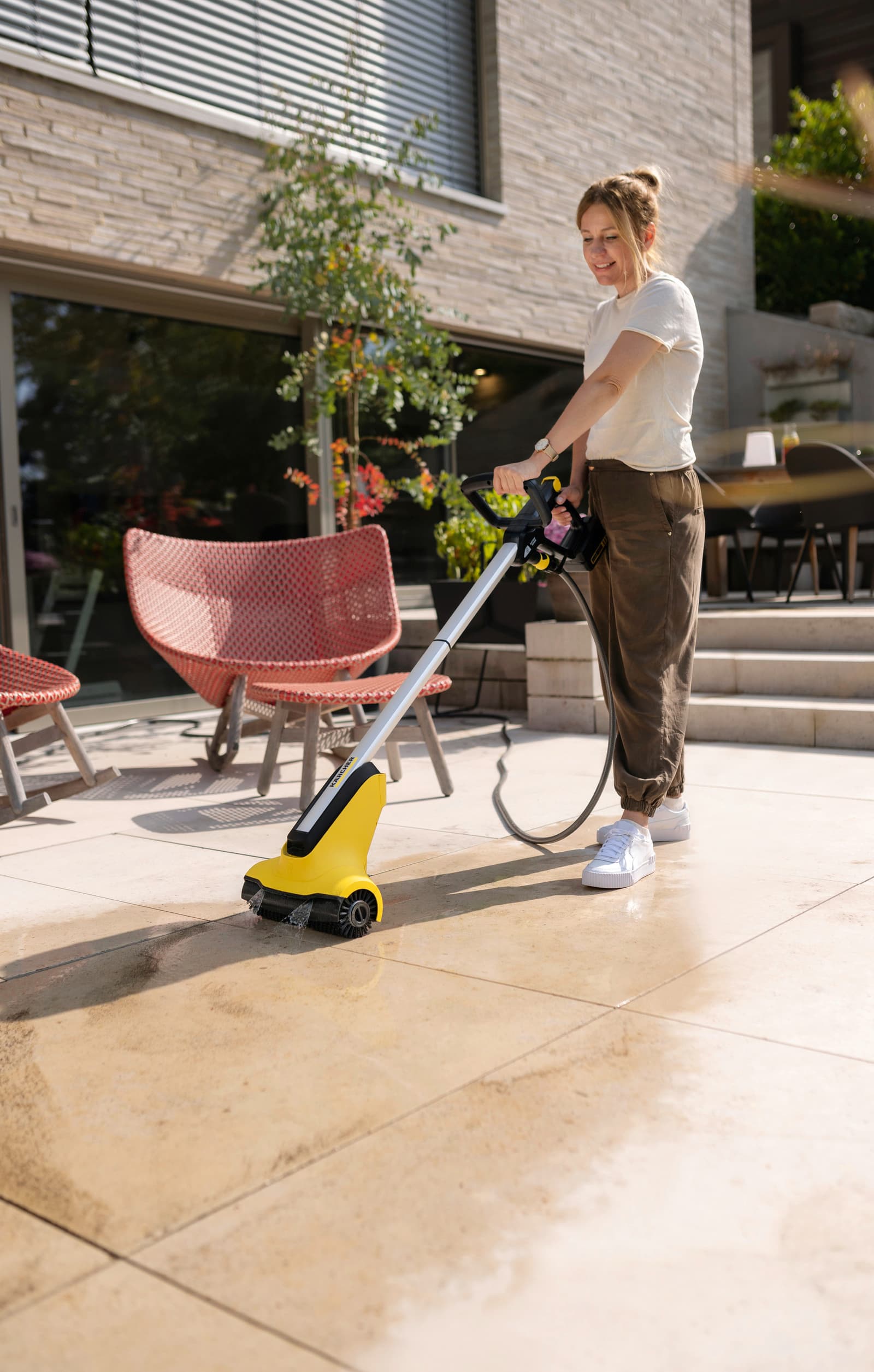 Roller brushes stone surfaces PCL 3-18 2