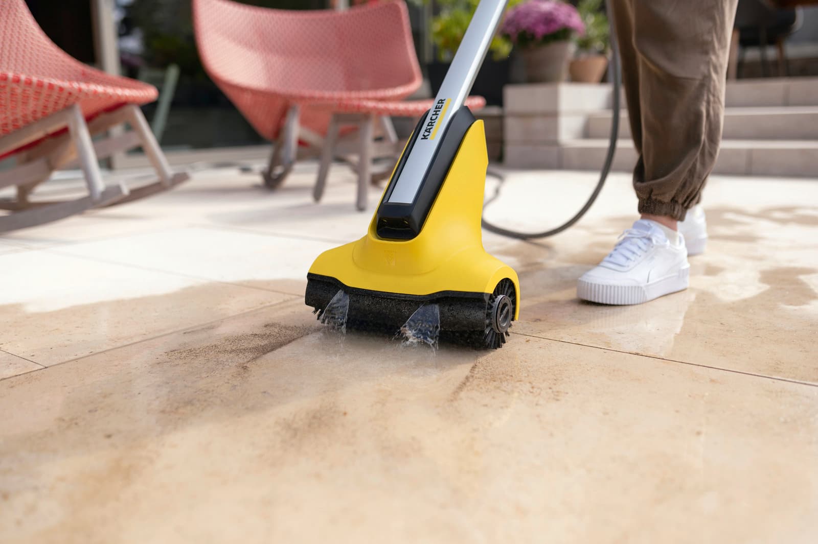 Roller brushes stone surfaces PCL 3-18 3