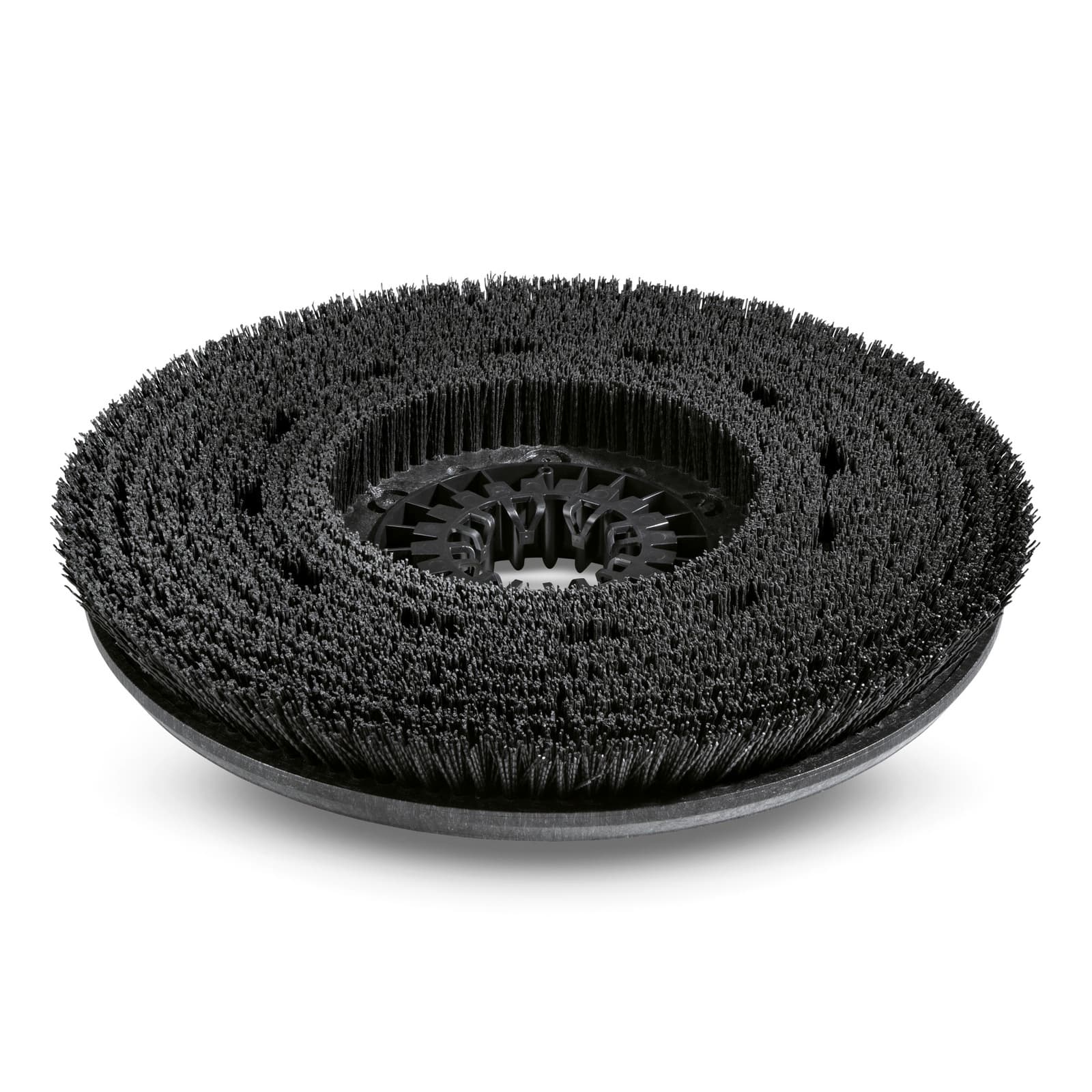 Disc brush cpl. hard black 355 mm