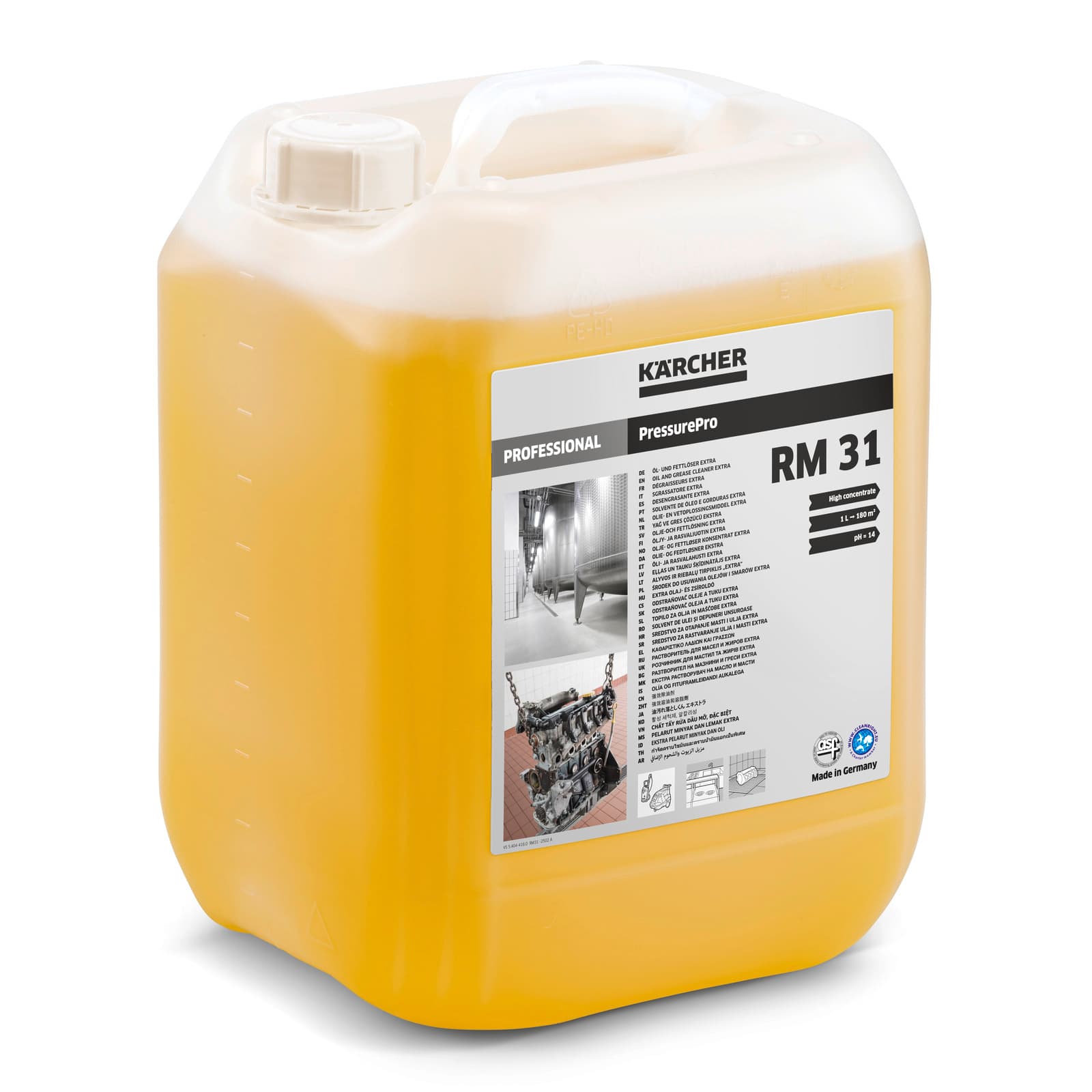 RM 31** 10l oil and grease cleaner Extra