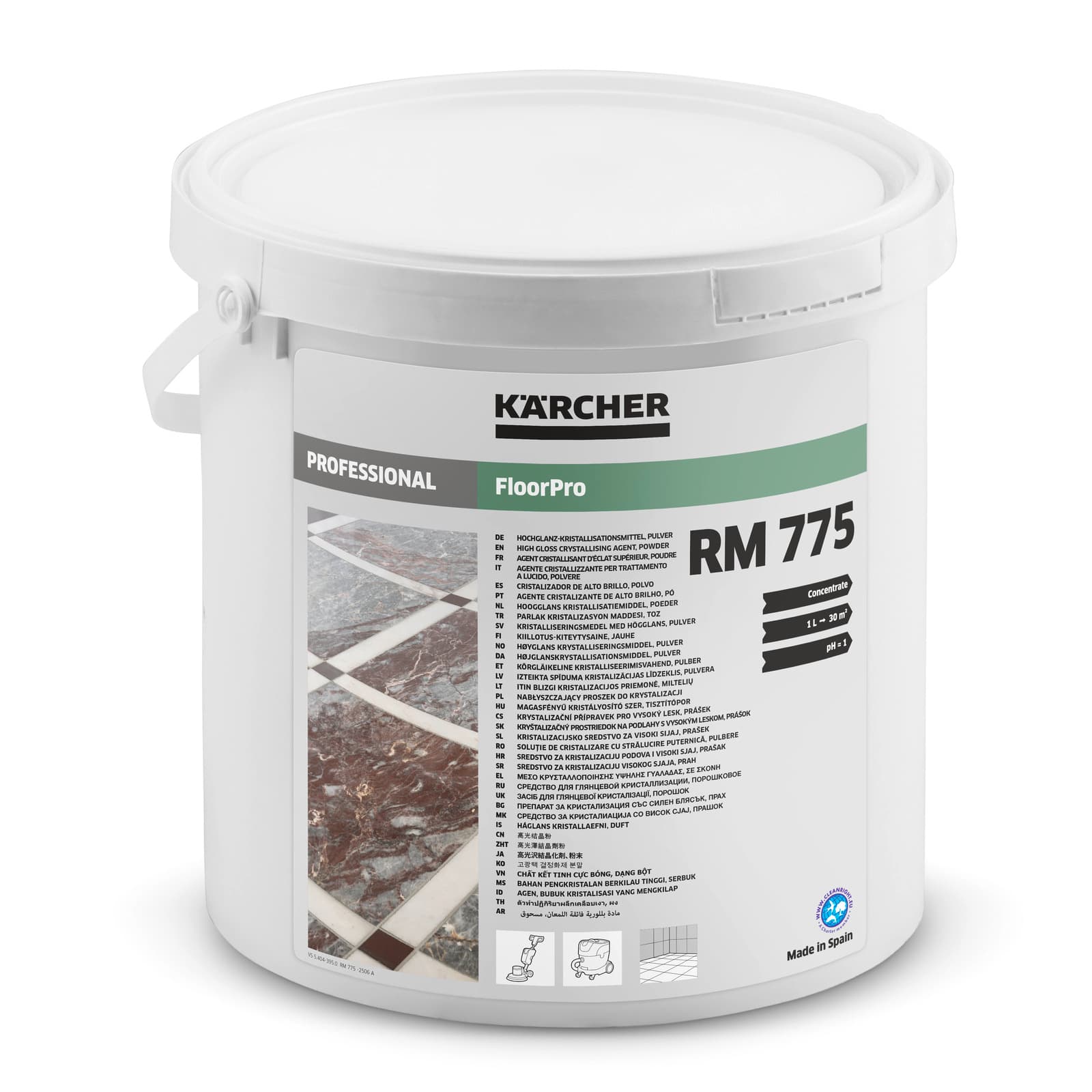 RM 775** 5kg High Gloss Crystallising Ag