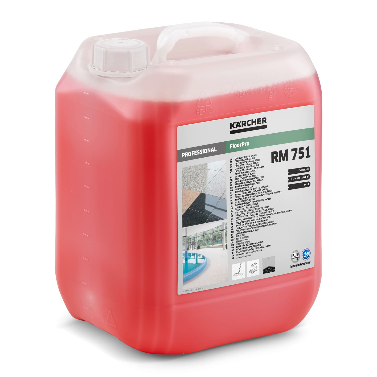 RM 751** 10l Deep Cleaner acidic