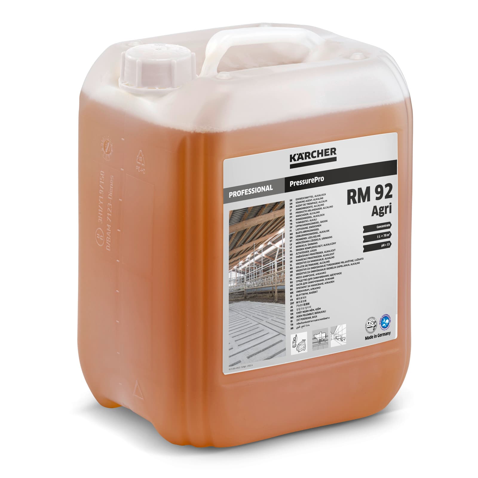 RM 92 Agri** 10l soaking liquid alkaline