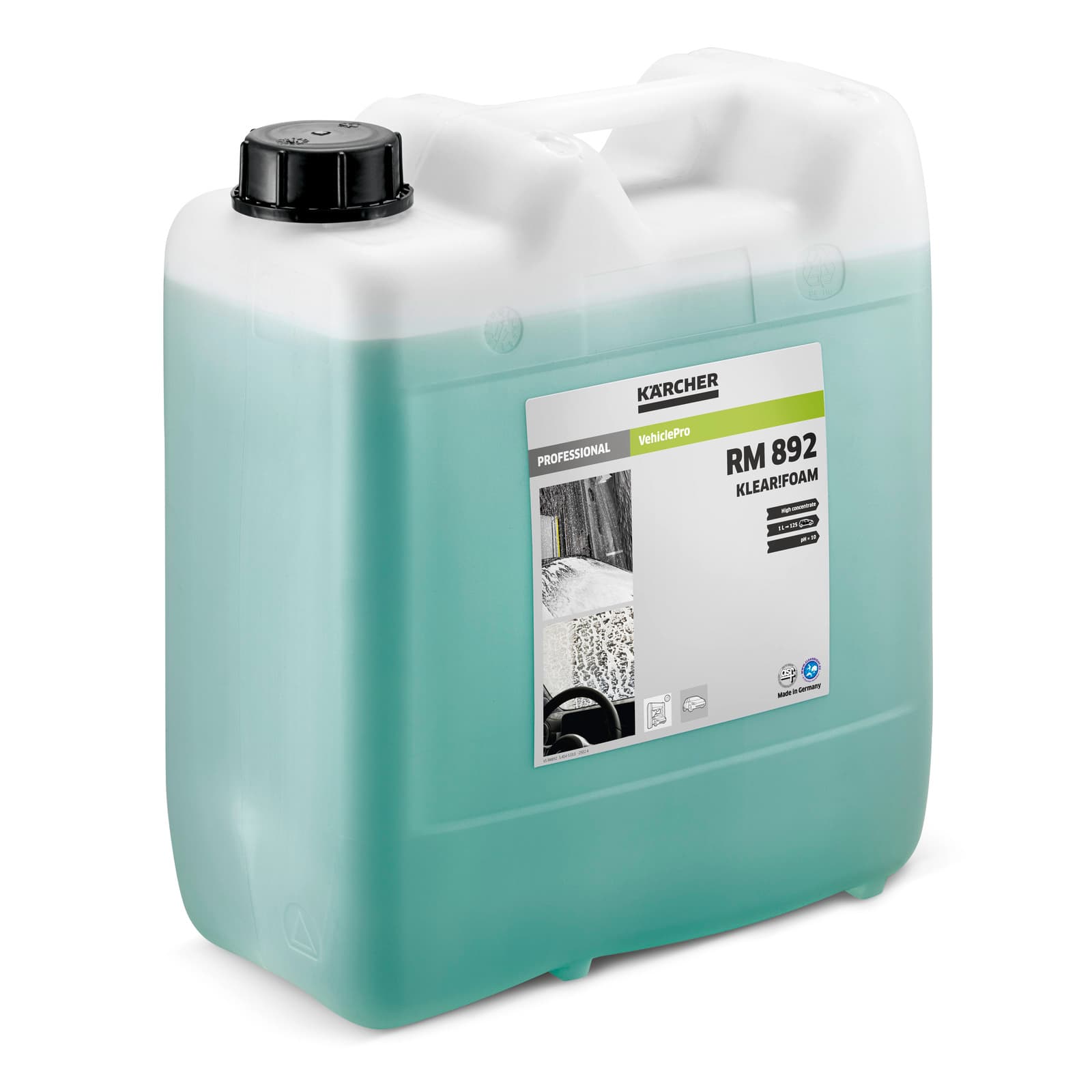 RM 892** 10L Klear!Foam