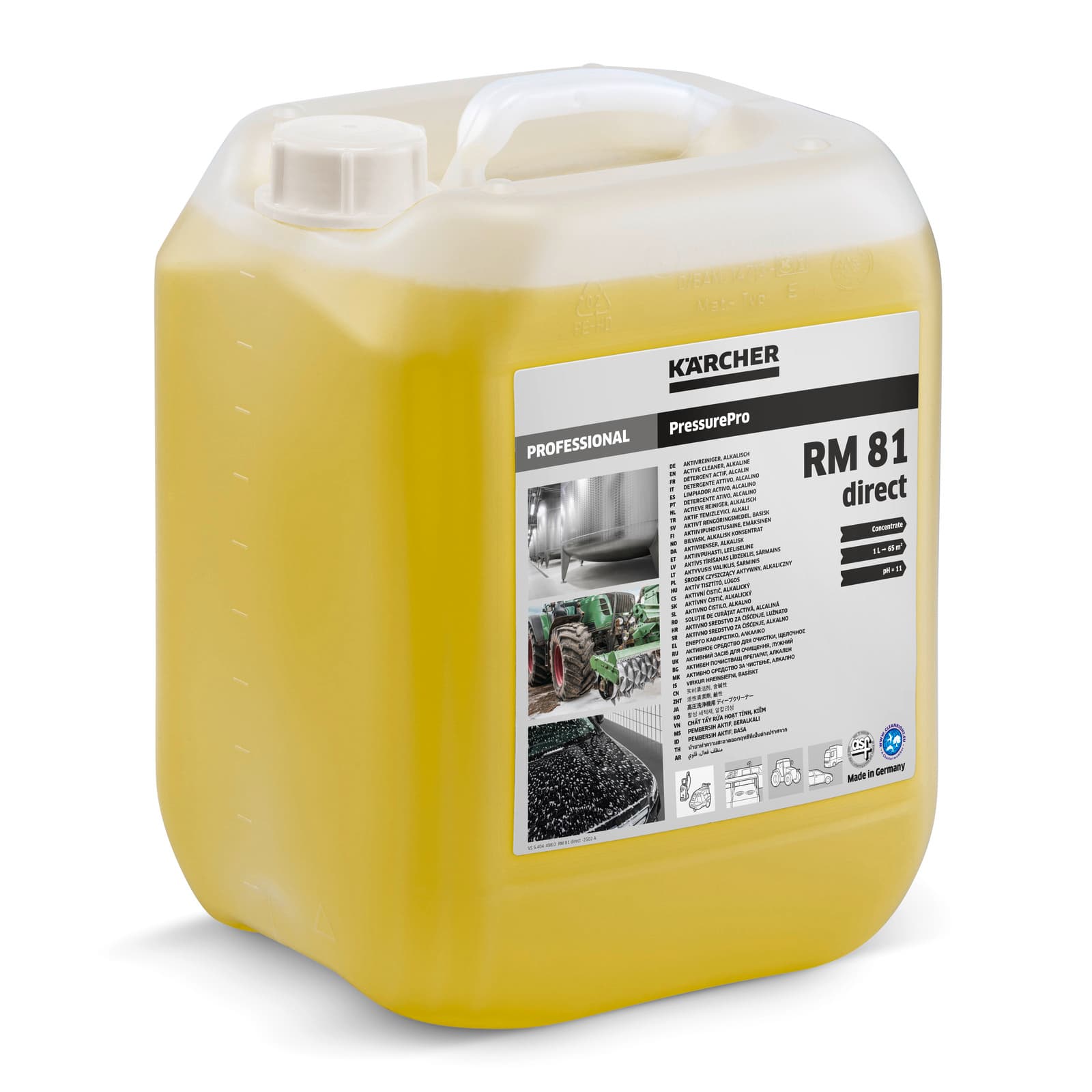 RM 81 direct** 10l Active Cleaner, alkal