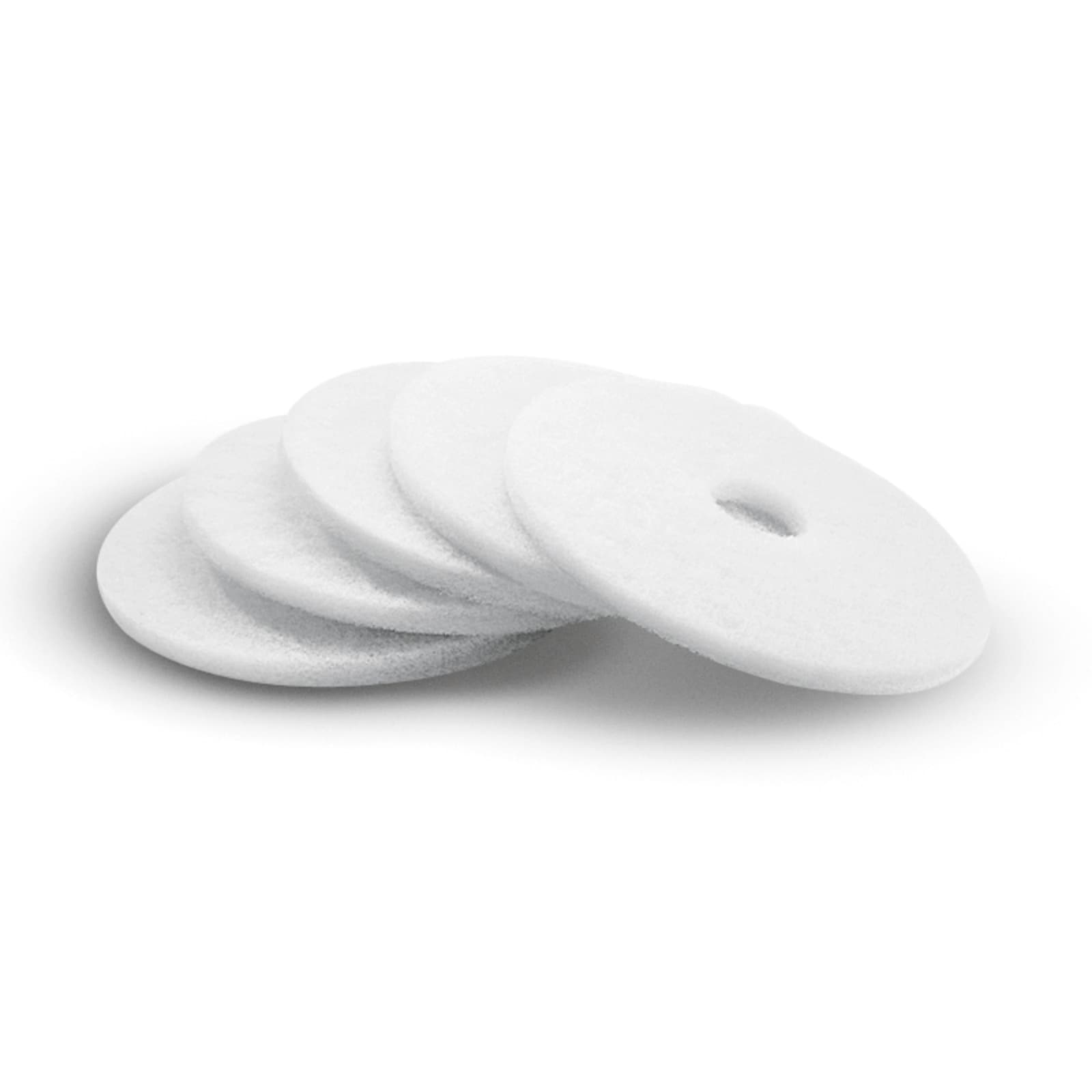 Polishing pad white