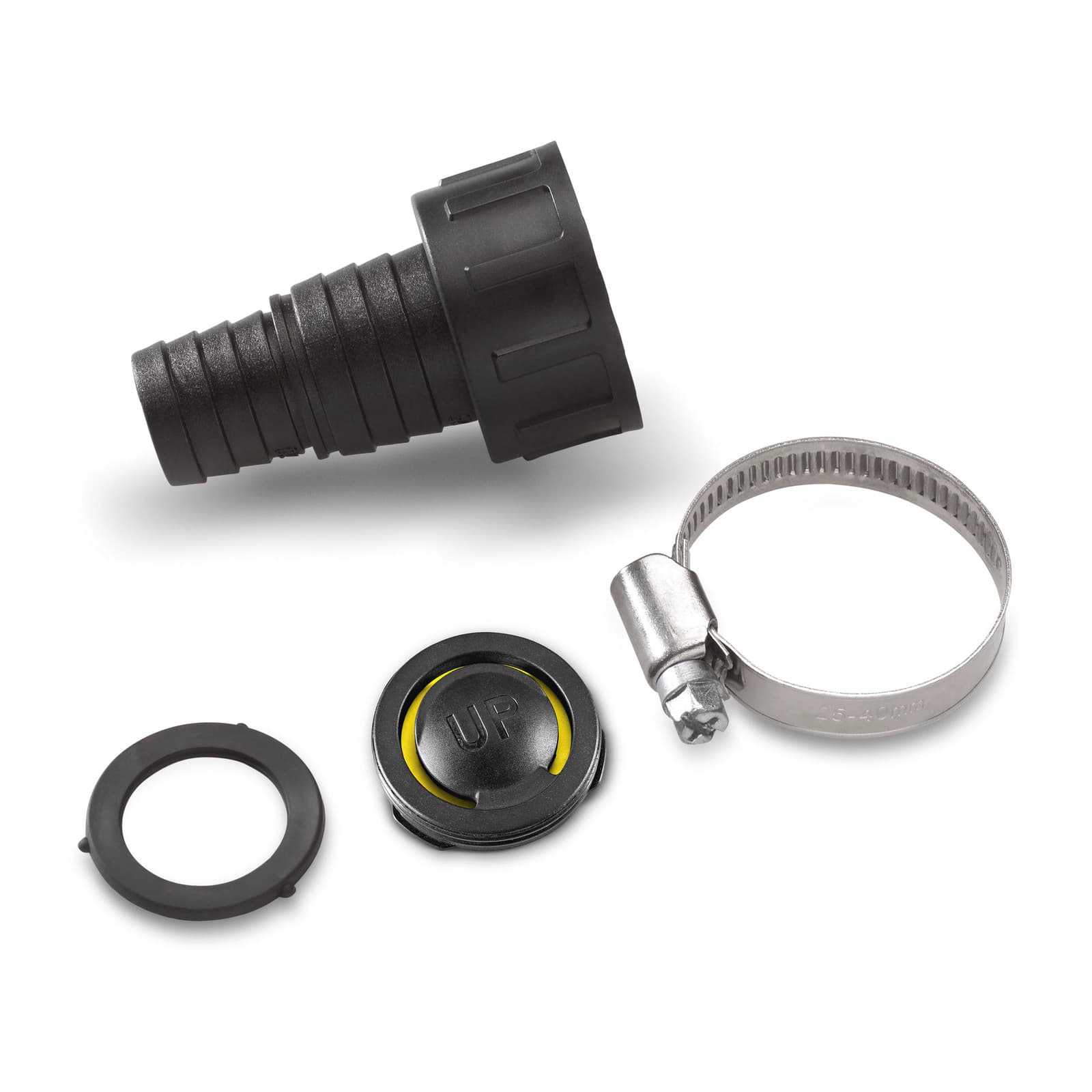 Connection for suction hose 3/4"+ 1"