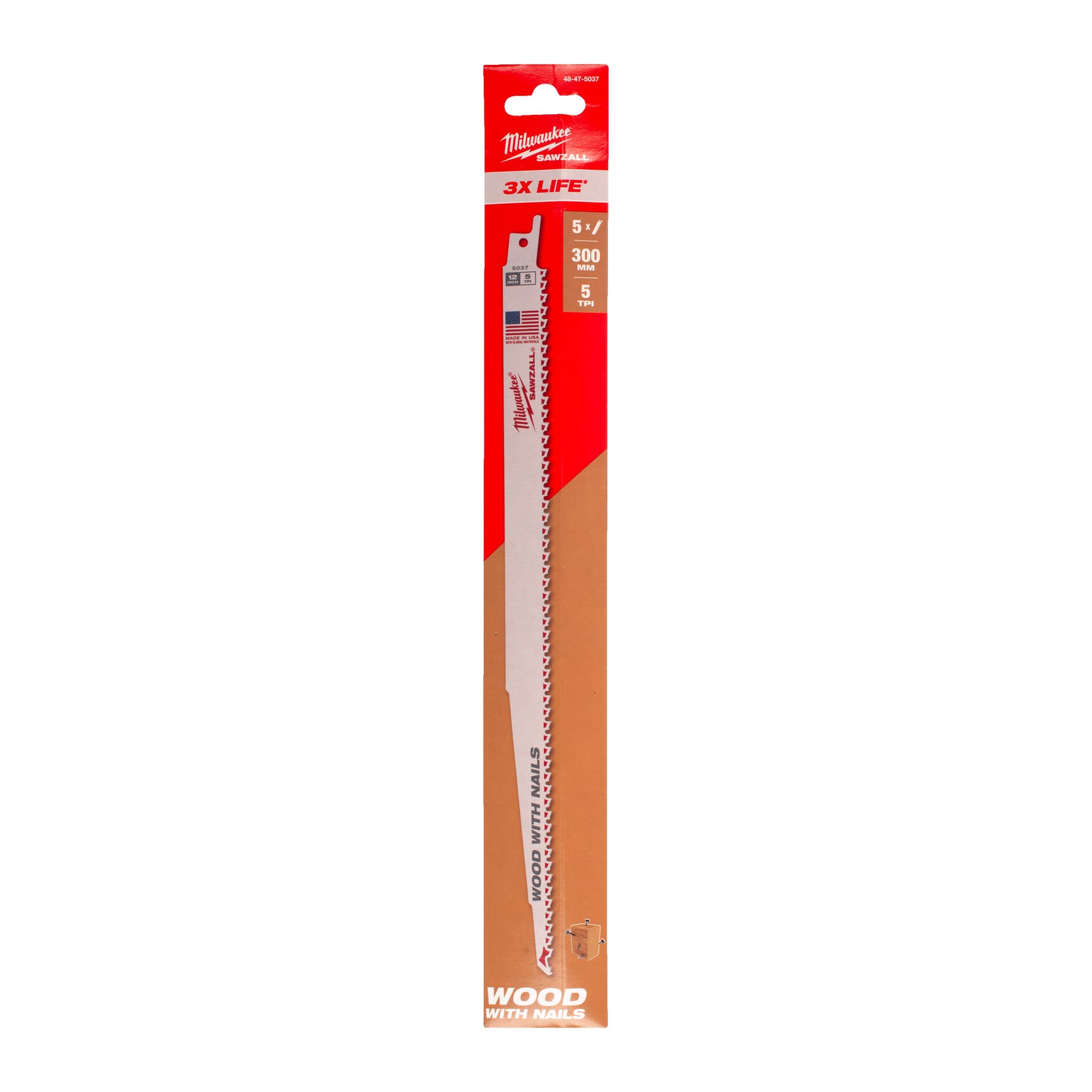 Pânze fierăstrău sabie 300x5T - 5 buc, 5 bucăți